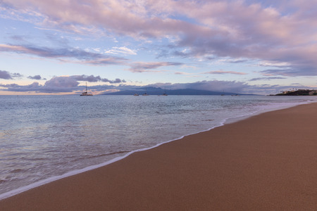 Sunset on the Maui Coastの写真素材