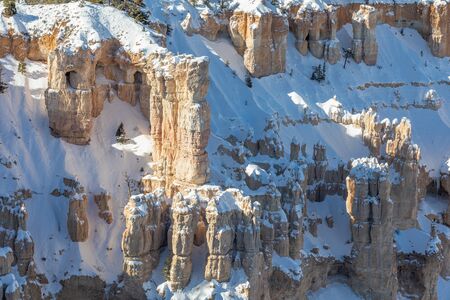 Bryce Canyon National Park Winter Landscapeの写真素材