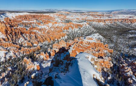 Bryce Canyon National Park Winter Landscapeの写真素材