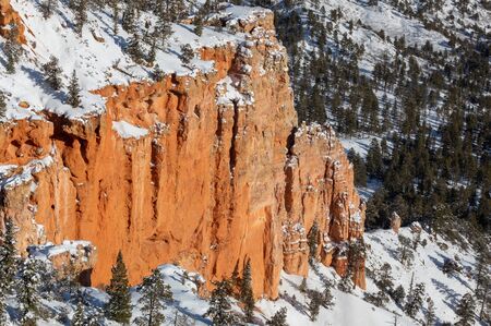 Scenic Bryce Canyon Winter Landscape