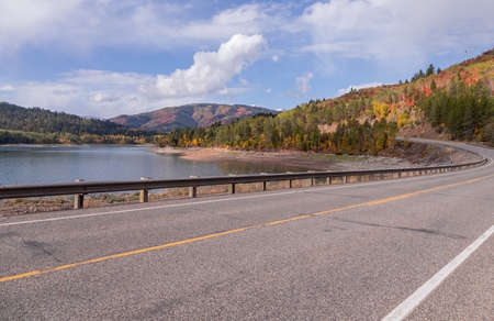 Scenic Snake River Canyon Idaho in Autumn