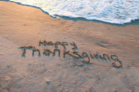 Sandy Thanksgivingの写真素材