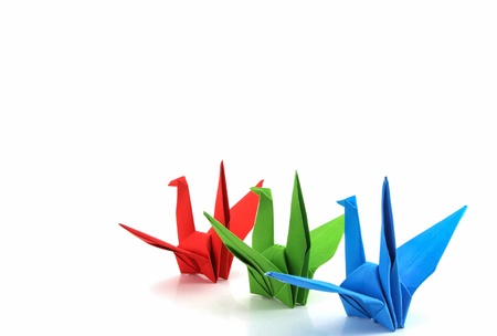 group of paper bird の写真素材