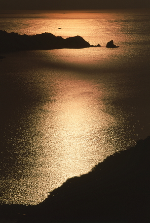 Sea of duskの写真素材