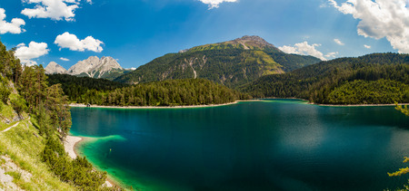 panoramic view of the blindsea in tyrol