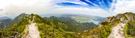 View from the ridgeの写真素材