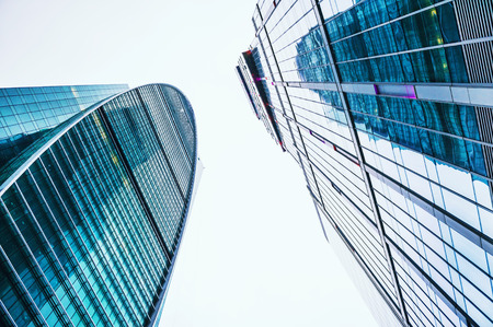 Modern skyscrapers of the business center.の写真素材