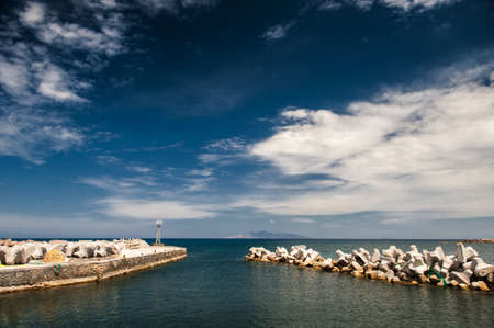 Beautiful landscape with sea viewの写真素材