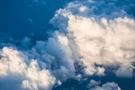 Over the clouds. Abstract sky background. Cloudscapeの写真素材
