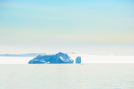 Icebergs in Ilulissat icefjord, western Greenland