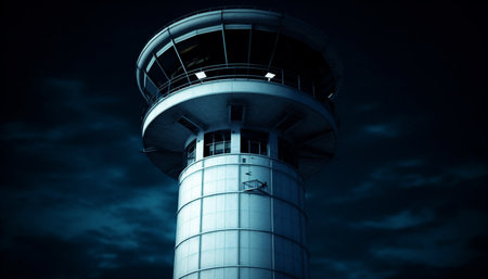 lighthouse at nightの素材