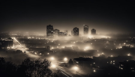 city at nightの素材