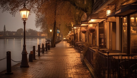 street in the nightの素材