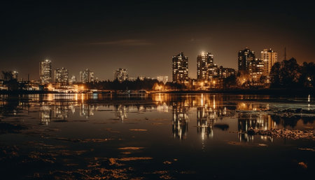 city at nightの素材