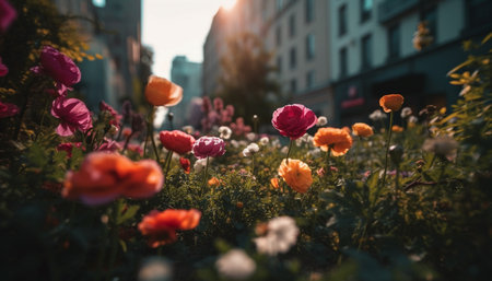 spring in the cityの素材