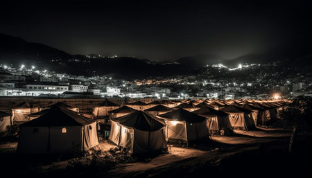 night in the townの素材