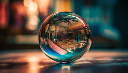 crystal ball in the glassの素材