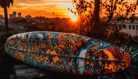 sunset in the cityの素材