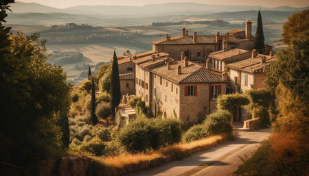 view of the town of kotorの素材