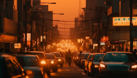 night street sceneの素材