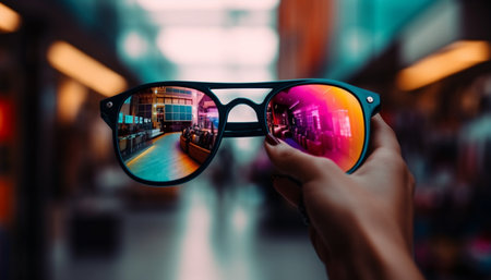 sunglasses on the beachの素材