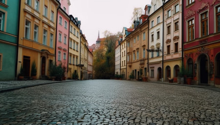 street in the townの素材