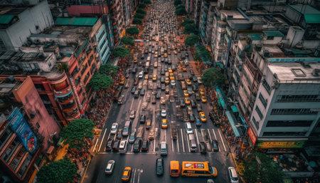 houses in the cityの素材