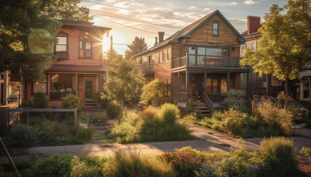 house on the riverの素材