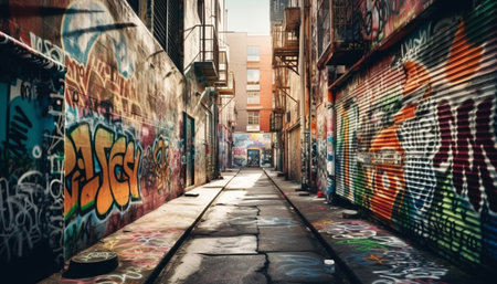 street in the cityの素材