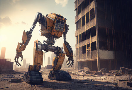 worker with shovelの素材