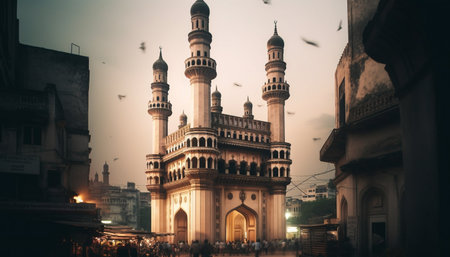 mosque at nightの素材