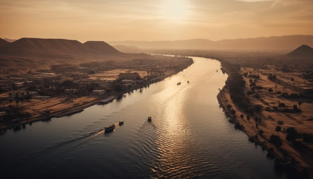 sunset in the mountainsの素材