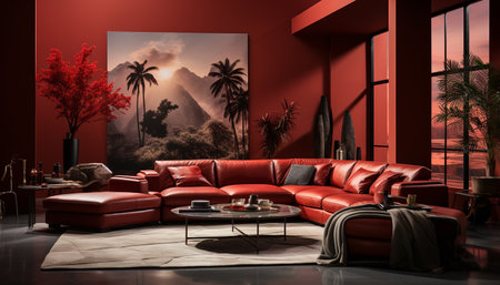 modern living roomの素材