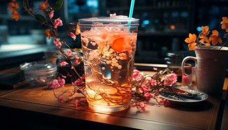 glass of champagneの素材