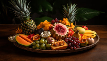 fruit cake with fruitsの素材