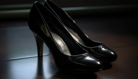 black and white shoesの素材