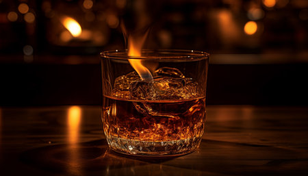 glass of whiskeyの素材