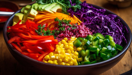 bowl of vegetablesの素材