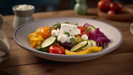 salad with cheeseの素材