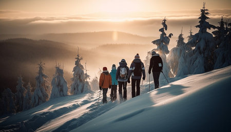 sunset in the cityの素材