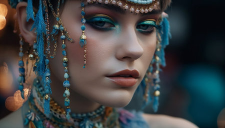 portrait of a womanの素材