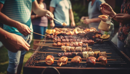 meat on the grillの素材