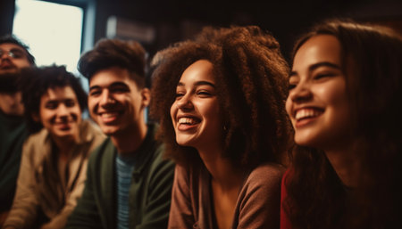group of people in a barの素材