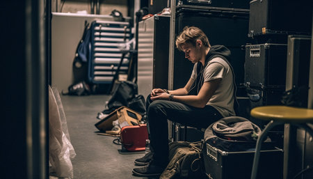 person with guitarの素材