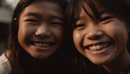 portrait of two womenの素材