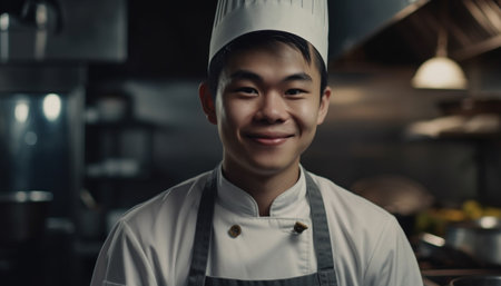 portrait of a chefの素材