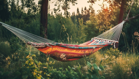 hammock in the parkの素材