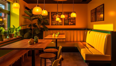 interior of cafeの素材