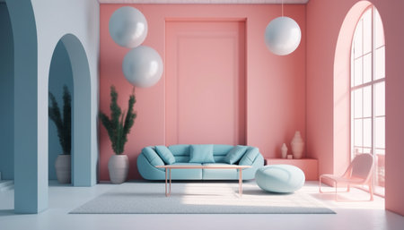 modern living roomの素材