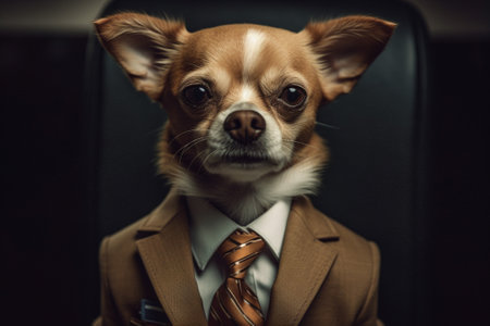 portrait of a chihuahuaの素材